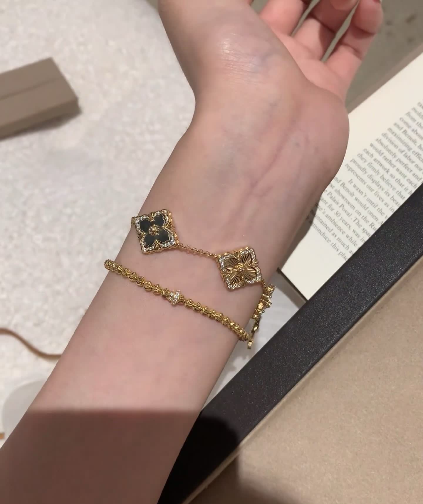 Buccellati Van Cleef & Arpels Vintage Alhambra Bracelet